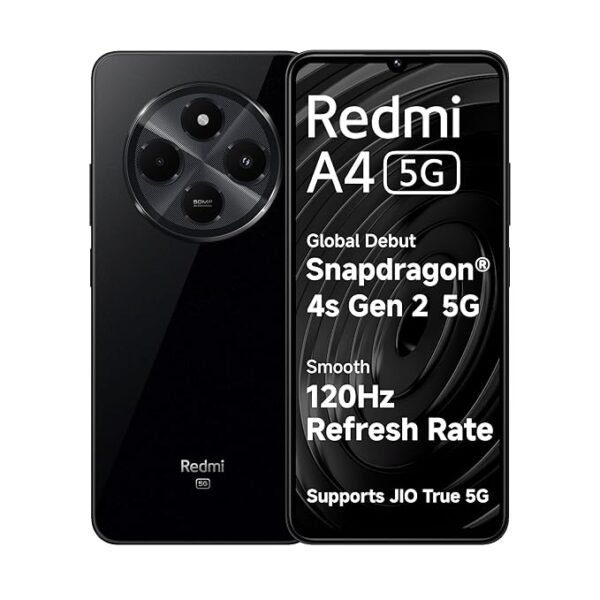 Redmi A4 5G: 6.88" 120Hz डिस्प्ले, स्नैपड्रैगन 4s Gen 2, 50MP डुअल कैमरा, 5160mAh बैटरी