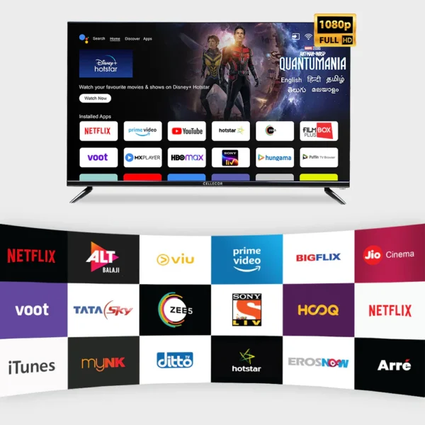 Cellecor Smart TV E-43P (43 Inch) – Full HD Smart TV with Amazing Features! - Image 2